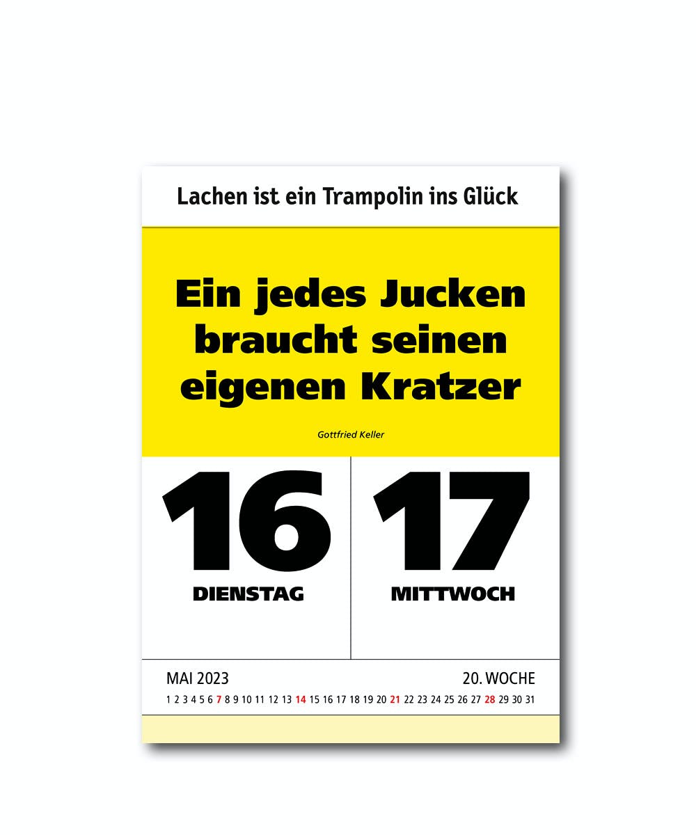 Kontakt - Der IMPULS-Spruchkalender mit wertvollen Leitmotiven für das ganze Jahr